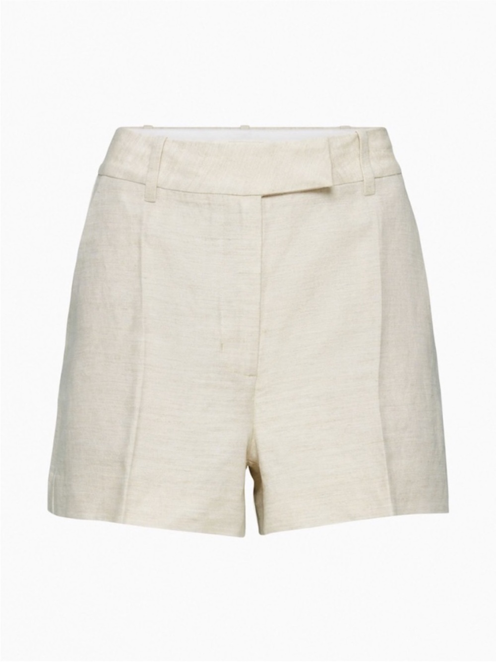 Wilfred | NWT Layover Linen 3” Shorts Size 10 Natural Ecru Aritzia